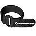 Reusable Cinch Straps 1" x 20" - 12 Pack, Multipurpose Quality Hook and Loop Securing Straps (Black) - Plus 2 Free Bonus Reusable Cable Ties