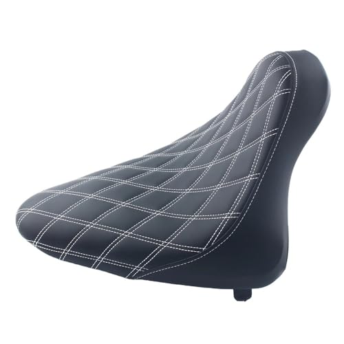 Asiento individual de motocicleta para viajes largos en modelos FXST y FLSTF 4