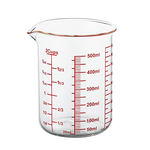 High Borosilicate Glass Measuring Cup (500 ML)