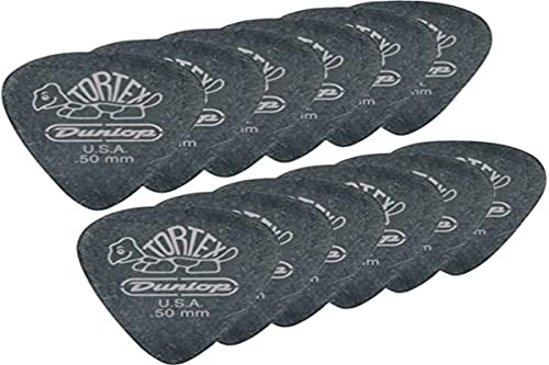 Dunlop médiators Pitch Black Standard Tortex 073 (12 pièces) - Les Beatles, Paul McCartney, John Lennon, RIngo Starr, George Harrison Dunlop médiators Pitch Black Standard Tortex 073 (12 pièces)