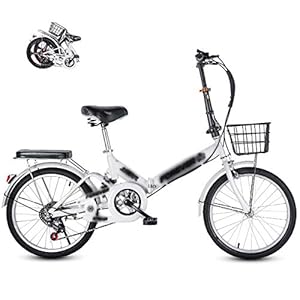 Vouwfiets, volwassen opvouwbare fiets, 16 * 20 inch opvouwbare buitenfiets, voor volwassenen, dames, heren, mini…
