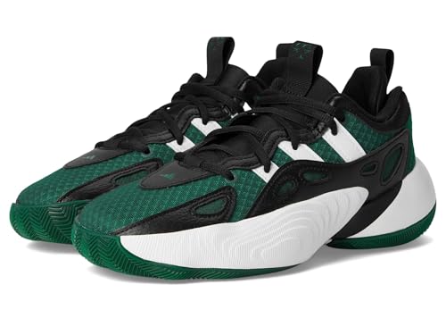adidas Trae Unlimited 2 Basketball Sneaker, Collegiate Green/Black/White, 4 US Unisex Big Kid