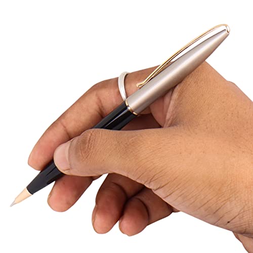 Image of Roshfort Personalized Metal Pen with Blue Ink Signature Pens Customize Print Name gift