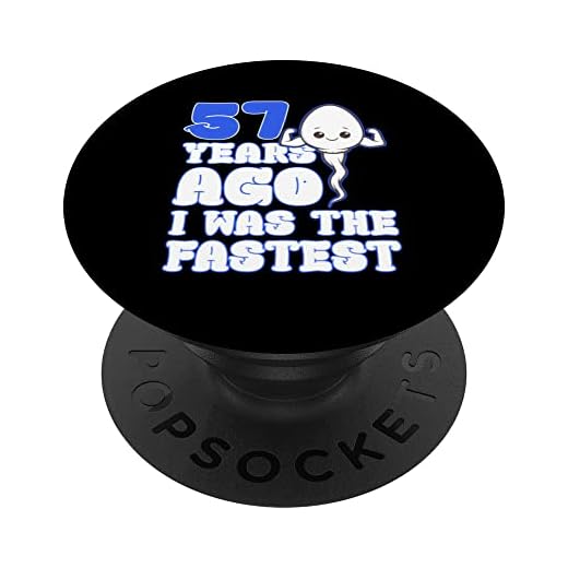 57 cumpleaños Hace 57 años yo era el más rápido PopSockets PopGrip Intercambiable