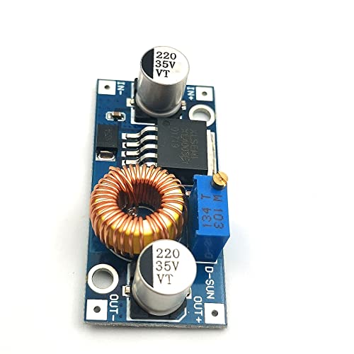 Kiro&Seeu Xl4005 Dsn5000 Beyond Lm2596 Dc-Dc Adjustable Step-Down Power Supply Module 5A High Current High Power #TOP1