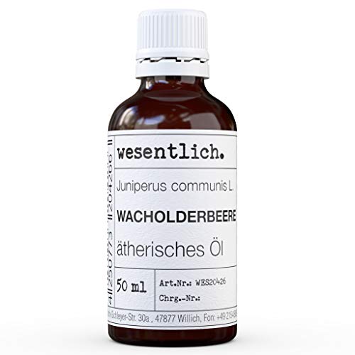 Aceite de Bayas de enebro - Aceite Esencial Puro de wesentlich. - 100% Natural de la Botella de Vidrio (50ml)