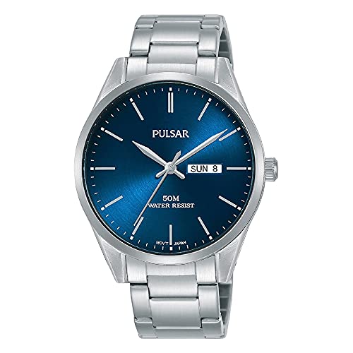 Pulsar Reloj de Cuarzo con Pulsera de Acero Inoxidable PJ6109X1