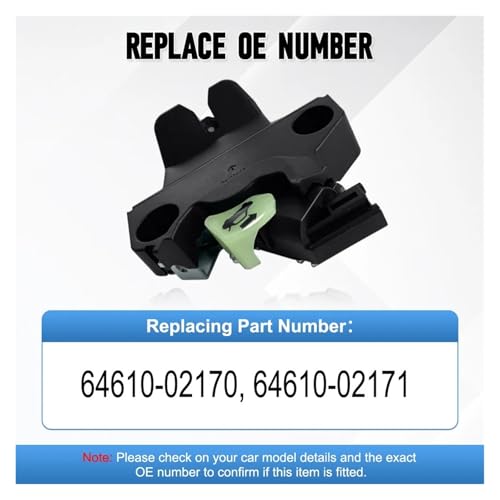 Actionneur de verrouillage de hayon et moteur de coffre de voiture 3 broches 6461002170 - 3