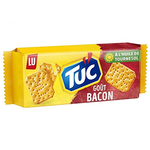 LU - Tuc Crackers Bacon 100G - Lot De 4