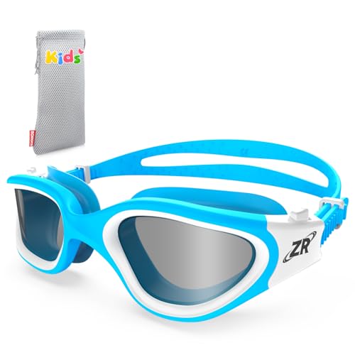 ZIONOR G1 MINI Polarized Kids Swim Goggles for Boys Girls Ages 6-14