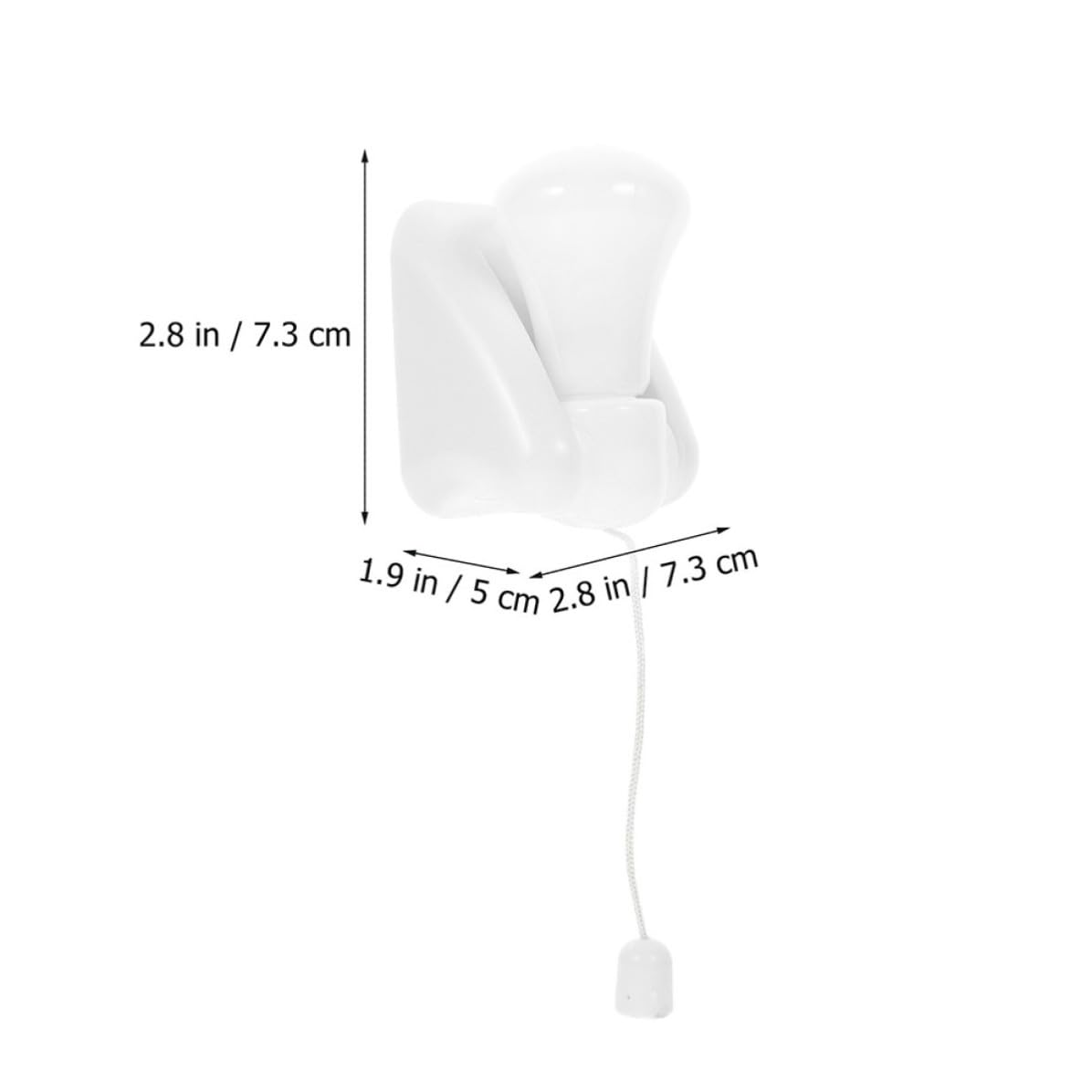 Lámpara de Camping LED Cuerda de Tracción 8 Piezas | Blanco, Pc, Diseño Portátil y Ligero, Uso en Camping y Hiking, Operación Sencilla
