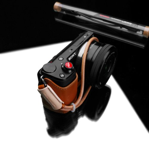 Gariz Genuine Leather Xs-Wbl5 Camera Hand Strap For Mirrorless And Other Types Of Digital Camera, Tan Beige + Natural #TOP4