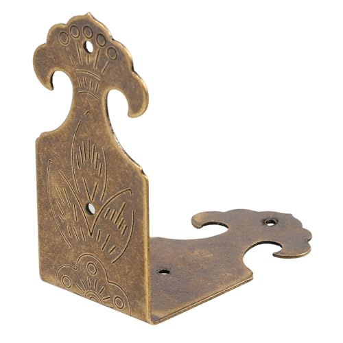 Holibanna Protector de Esquinas de Caja de Joyería Accesorio Decorativo Vintage Muebles de Estilo Clásico y Protección de Cajas de Madera