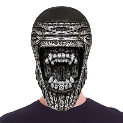 Yhsioaklo Mascarada Terrorífica De Halloween,Disfraz De Cosplay Para Fiesta De Terror - Accesorios De Cosplay Tenebrosos Para Representaciones Juegos De Rol Celebraciones Carnaval Fiestas Eventos