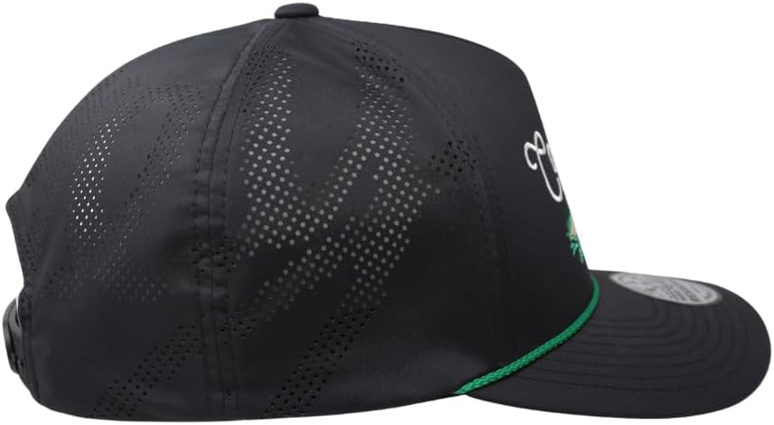 HOOEY Cowboy Golf Hills Hat - Adjustable Snapback Rope Cap, Performance Golf Hat with Embroidered Western Design