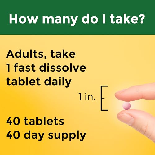 Image of Nature Made Vitamin B12 3000 mcg Fast Dissolve Tablets, 40 Tablets