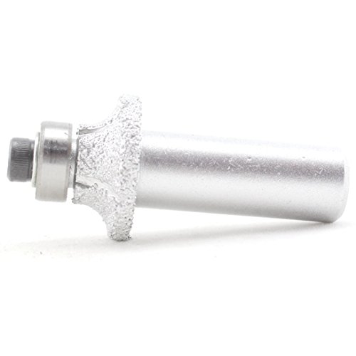 Ilovetool Shank 1/2''Inch Head Radius 6Mm 1/4" Inch Diamond Brazed Profile Wheel Router Bit Bullnose For Marble Granite Stone Hells Tile #TOP2