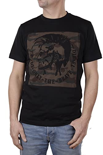 Preisvergleich Produktbild Diesel Herren T-DIEGO-S15 Maglietta T-Shirt Rundhals Schwarz (L)