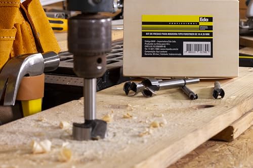 EDA Brocas Tipo Forstner Com 5 Peças 10 A 35 Mm Eda