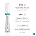 fLASH Eyelash Serum for Long, Curled Natural Lashes - Enhances & Strengthens, Safe & Effective Formula for Contact Wearers & Sensitive Eyes, 3 Month Supply - 2mL (0.07 Fl Oz)