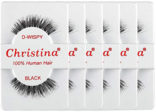 6 Packs Eyelashes #D-WISPY (Christina)