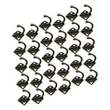 Petits crochets métalliques pour suspendre des objets : leur conception multifonctionnelle permet de suspendre vêtements, chapeaux, sacs et autres articles. crochets muraux
