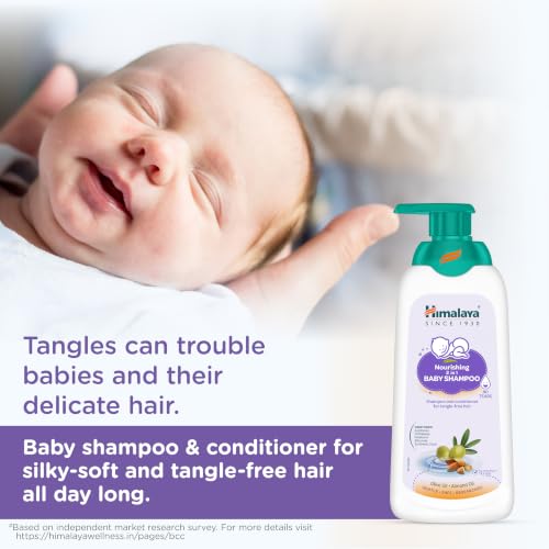 Image of Himalaya 2-in-1 Nourishing Baby Shampoo+Conditioner (400ml)