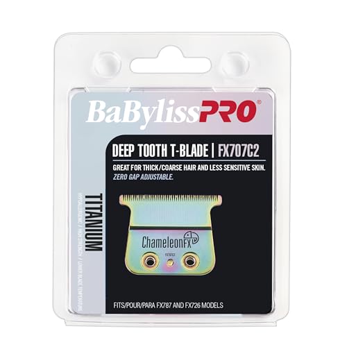 BaBylissPRO Barberology głębokie ostrze do trymera do konturowania włosów (FX707C2), kameleon