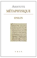 Aristote, Metaphysique Epsilon 2711626172 Book Cover