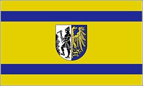 Motorradflagge Beuthen Bytom 20x30 Cm – Wetterfeste Polyesterfahne Mit Gurtband & Hissvorrichtung