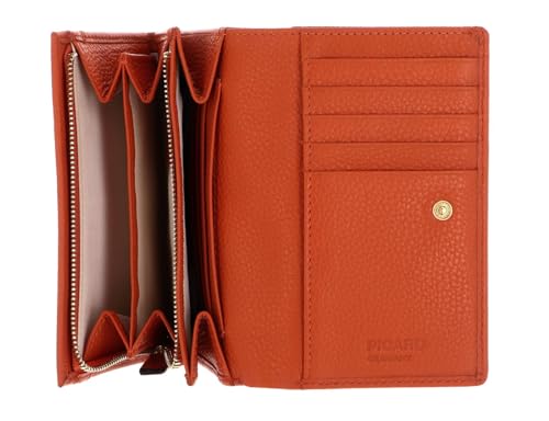 Porte-monnaie Java 1 Picard orange pour ne plus perdre vos cartes et pièces