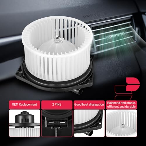 Image of BDFHYK AC Heater Blower Motor Fan 700206 Compatible with Subaru 2000-2013 Forester,2008-2014 Impreza,2013-2014 WRX,2013-2014 WRX STI,HVAC Blower Motor Assembly Replacement for 72223SA030 72240-FC010