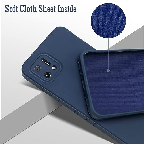 Image of Jkobi Back Cover Case for Oppo A16K | A16e (Matte Silicone with Inside Fiber Cloth |Blue)