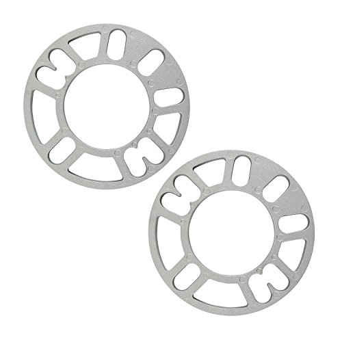 4 distanziali universali da 5 mm in alluminio per