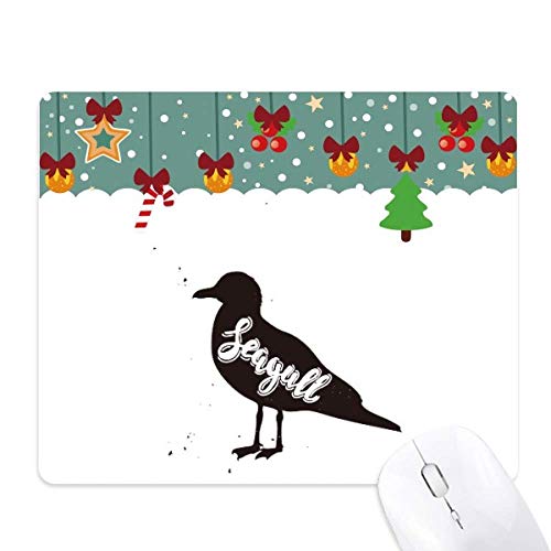 Tapis de souris mouette en caoutchouc naturel avec un design élégant et durable.