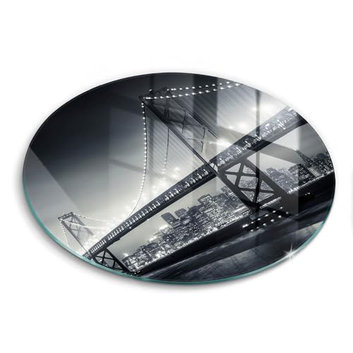 Planche à découper induction 30cm Wallfluent Benjamin Franklin Bridge