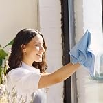 Zflow Microfiber Glass Cleaning Cloths - 8 Pack (16 x 16) - Streak Free - Lint Free - Quickly Clean Windows, Windshields, Mirrors, and Stainless Steel - Image 6