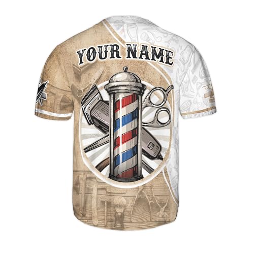 Barber Jackets & Smocks for Men - Custom Jersey, Vest & Shirts miniatura 5