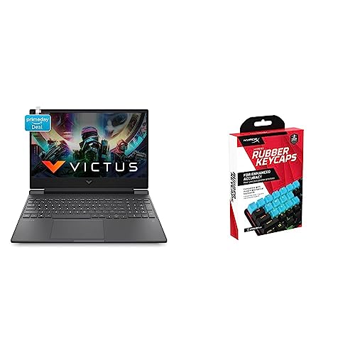 Image of HP Victus Gaming 12th Gen Intel Core i7 12650H 15.6 inch(39.6 cm) FHD Gaming Laptop & Rubber Keycaps - Blue [US]