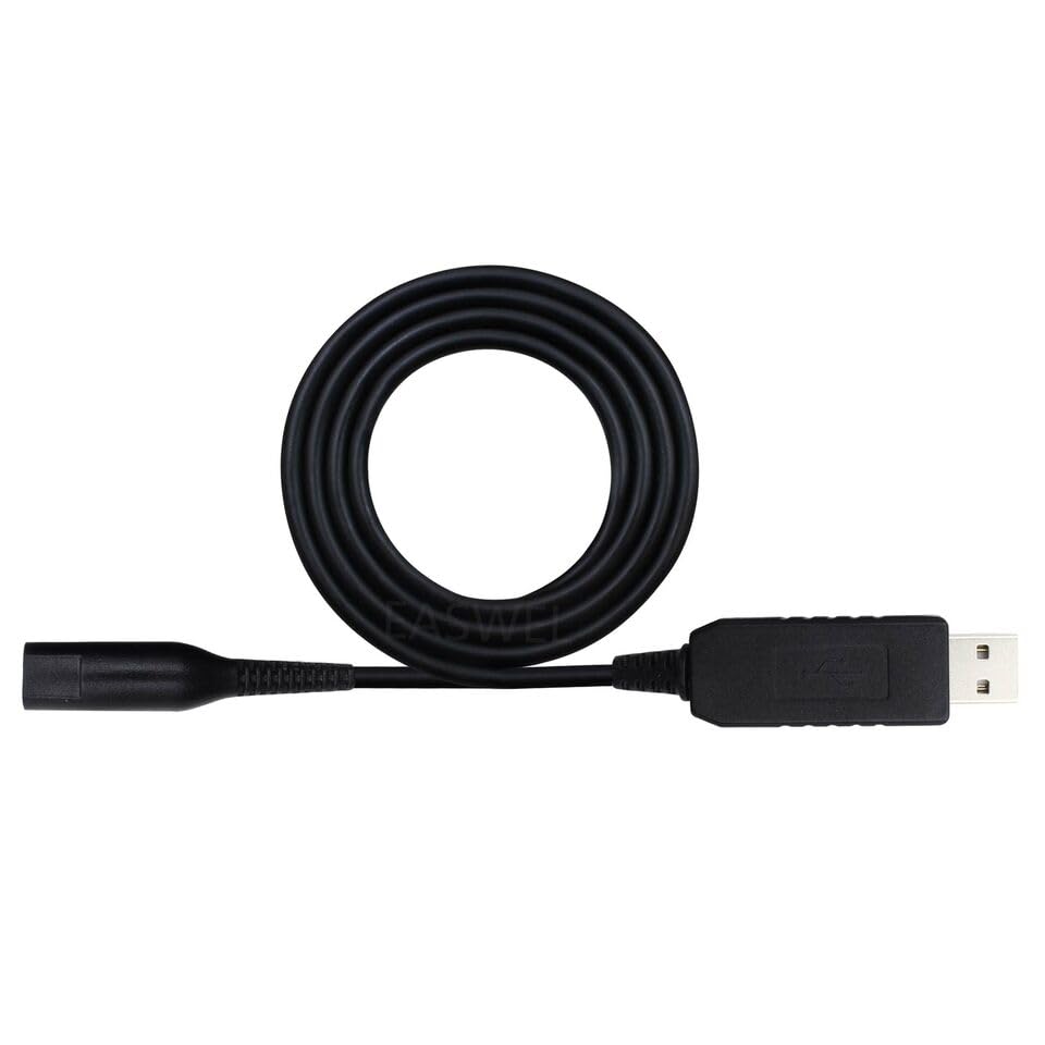 USB Charger Power Cord Lead Fit for Braun Shaver Razor 5613 5614 5663 5684 5708 5710