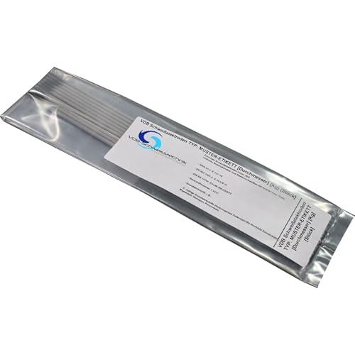 Schweißelektroden 4316 Edelstahl [ 1.6 x 250 mm - 10 Stück ] Stabelektroden 4301 VA V2A 308 4306
