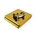 DOTBUY PS4 Slim Skin Aufkleber Sticker Design Folie schützende Haut Schale für Sony Playstation 4 Slim Konsole und 2 Dualshock Controller (Glossy Gold)
