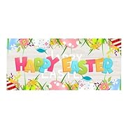 Oster-Garagentordekoration Mit Frühlingsblumen-Motiv – 2,1x4,8 M, Polyester, Inkl. Aufhängezubehör – Für Outdoor-Party & Fotos