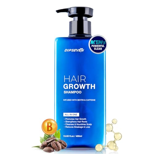Biotin Hair Growth Shampoo for Men: Powerful Cleaning, Thickening...