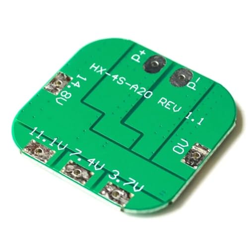 Placa de protección de batería BMS 4S con balanceo de 20A para sistemas LiCoO2 6