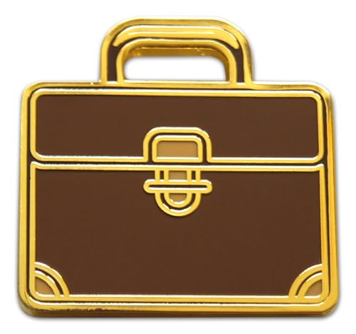 Image of Novel Merk Lawyer & Judge - Icons Lapel Pin, Hat Pin & Tie Tack Set - with Clutch Back