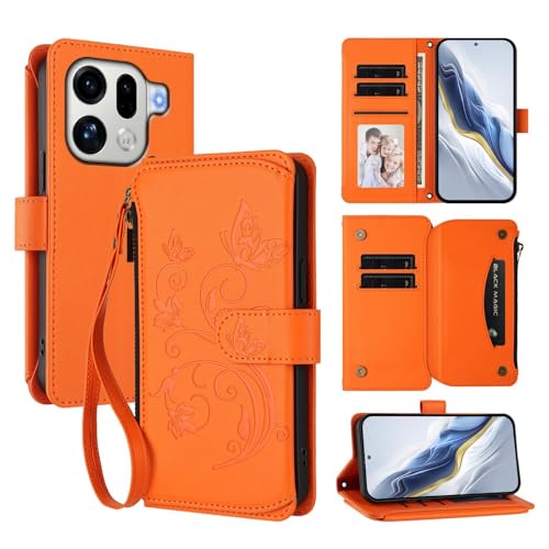 Étui Oppo Find X9 Pro orange pour protéger votre mobile au bureau