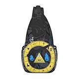 ZKULRPDEO Crossbody Backpack Bill cipher gravity falls Chest Bag Lightweight One Strap Backpack Multipurpose Travel Hiking For Men Women