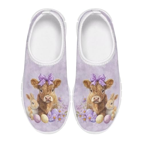 Girls Easter Gift Shoes Non Slip Tennis Slip On Shoes for Holiday Travel2