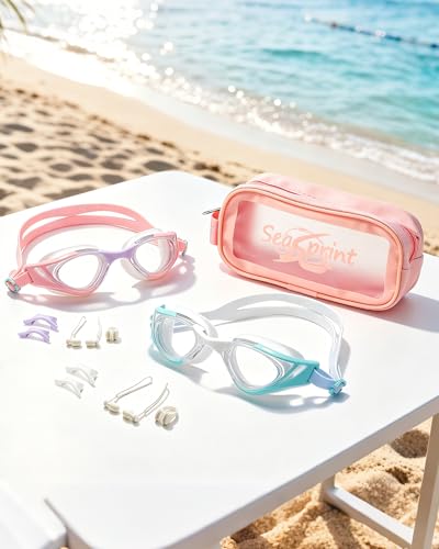 Image of Swim Goggles, Super Clear View,Goggles Swimming Adult, Suitable for All Kinds of Swimming Programs